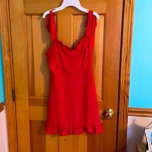 Forever 21 Tie Strap Mini Dress